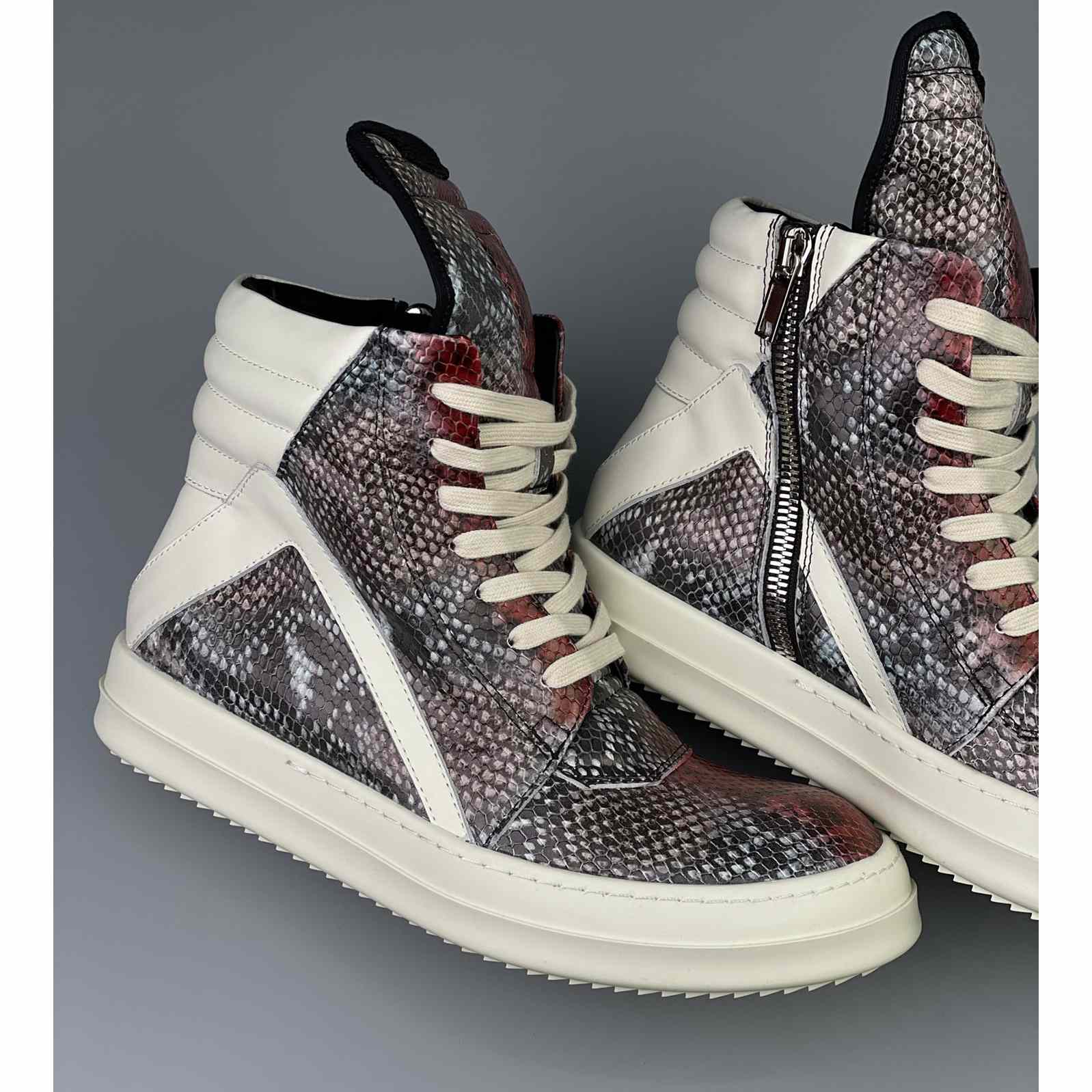 Rick Owens Geobasket High Top Sneakers - everydesigner