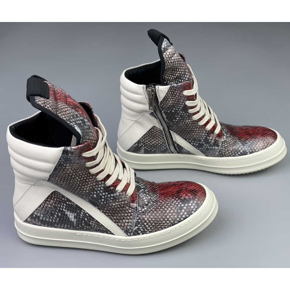 Rick Owens Geobasket High Top Sneakers - everydesigner