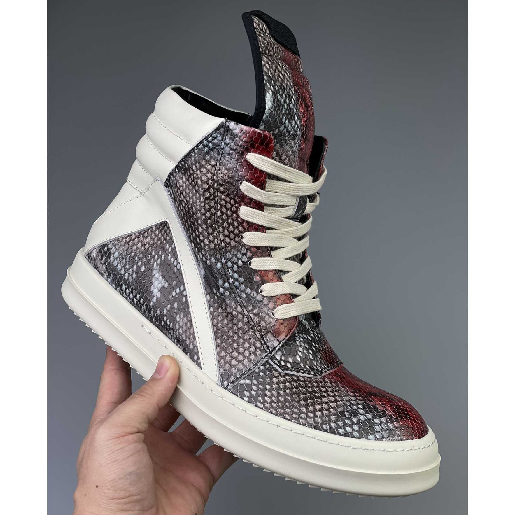 Rick Owens Geobasket High Top Sneakers - everydesigner