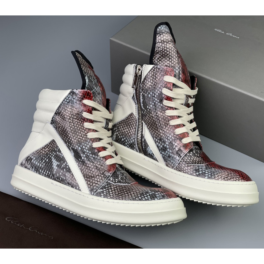 Rick Owens Geobasket High Top Sneakers - everydesigner