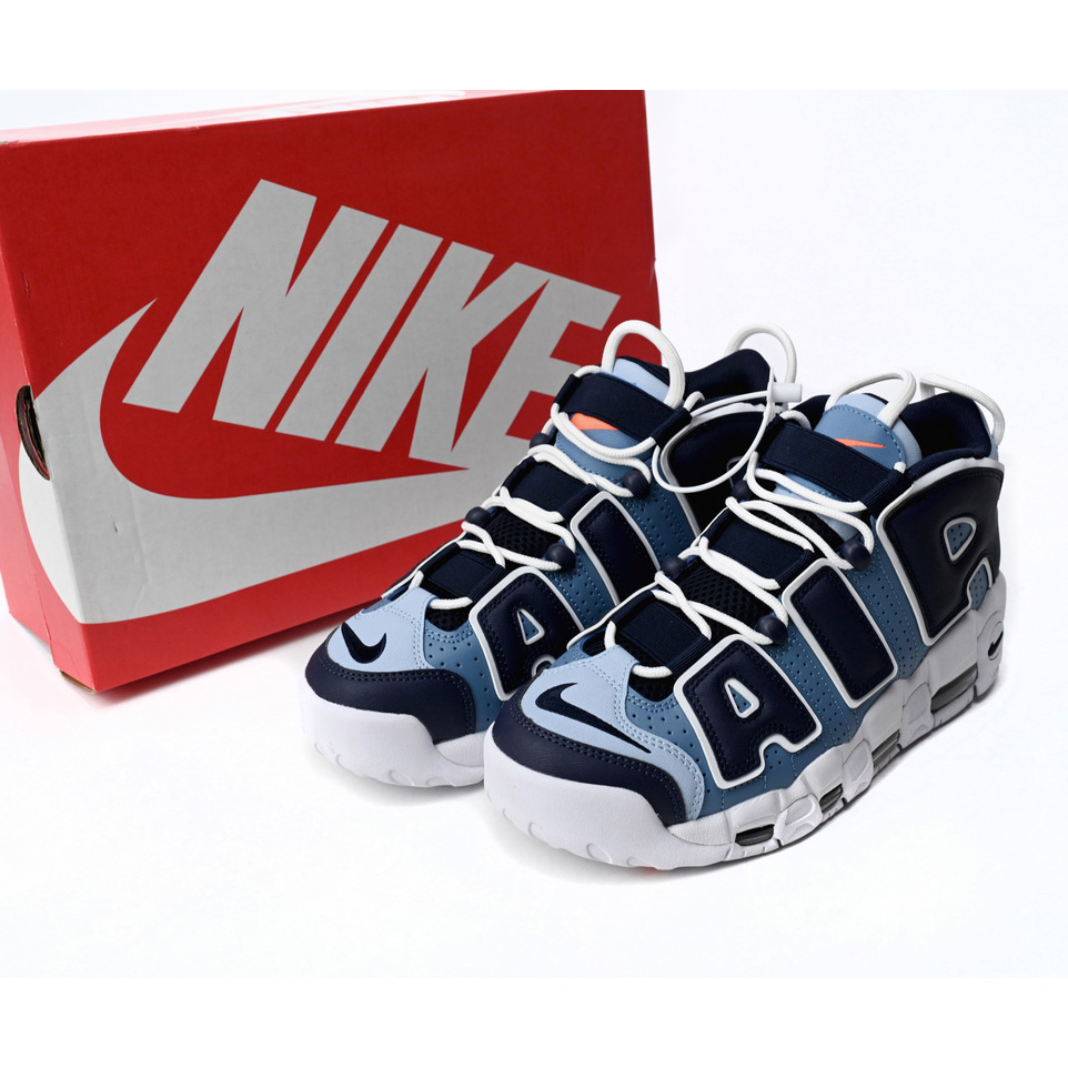 Nike Air More Uptempo Blue and Black Chara Cters Sneaker     415082-404  - everydesigner