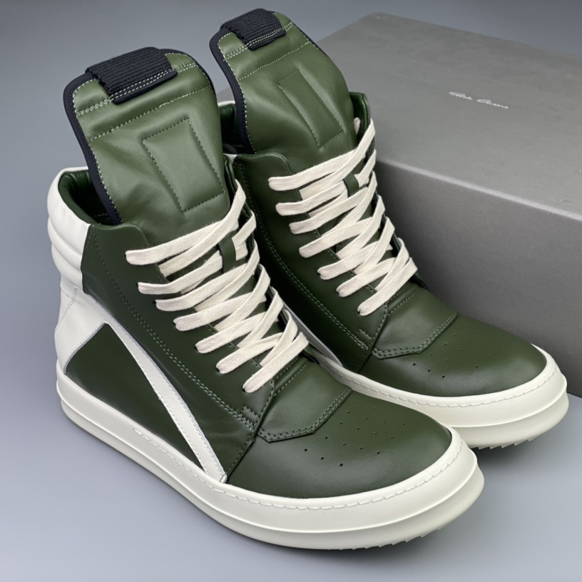 Rick Owens Geobasket High Top Sneakers - everydesigner