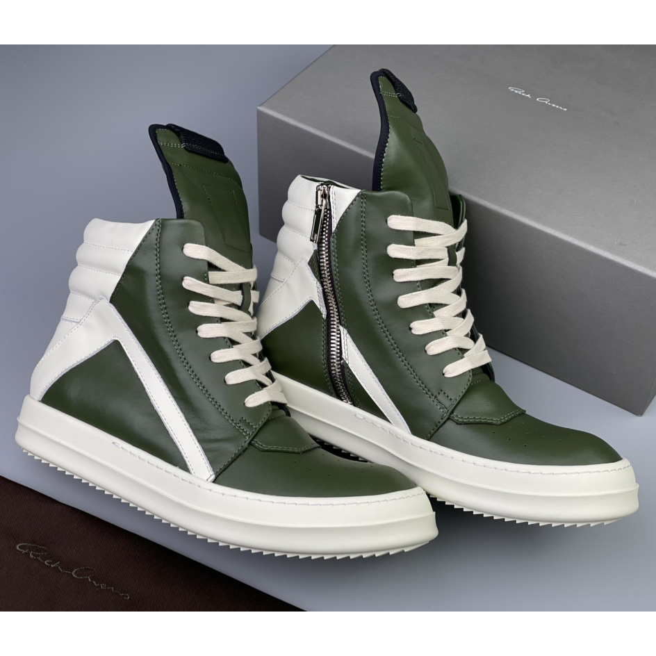 Rick Owens Geobasket High Top Sneakers - everydesigner