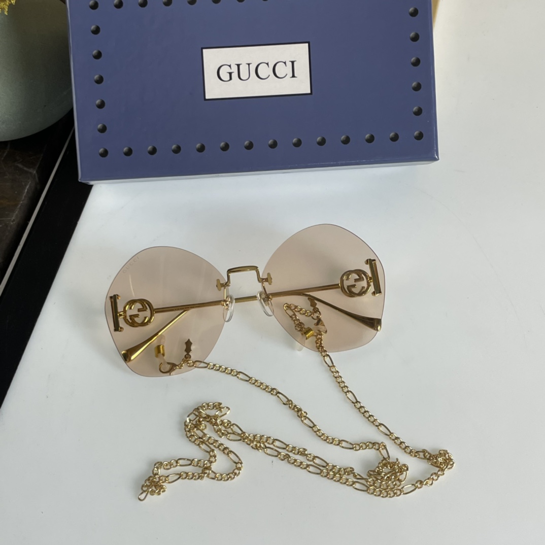 Gucci Geometric-Frame Sunglasses    GG1203S - everydesigner