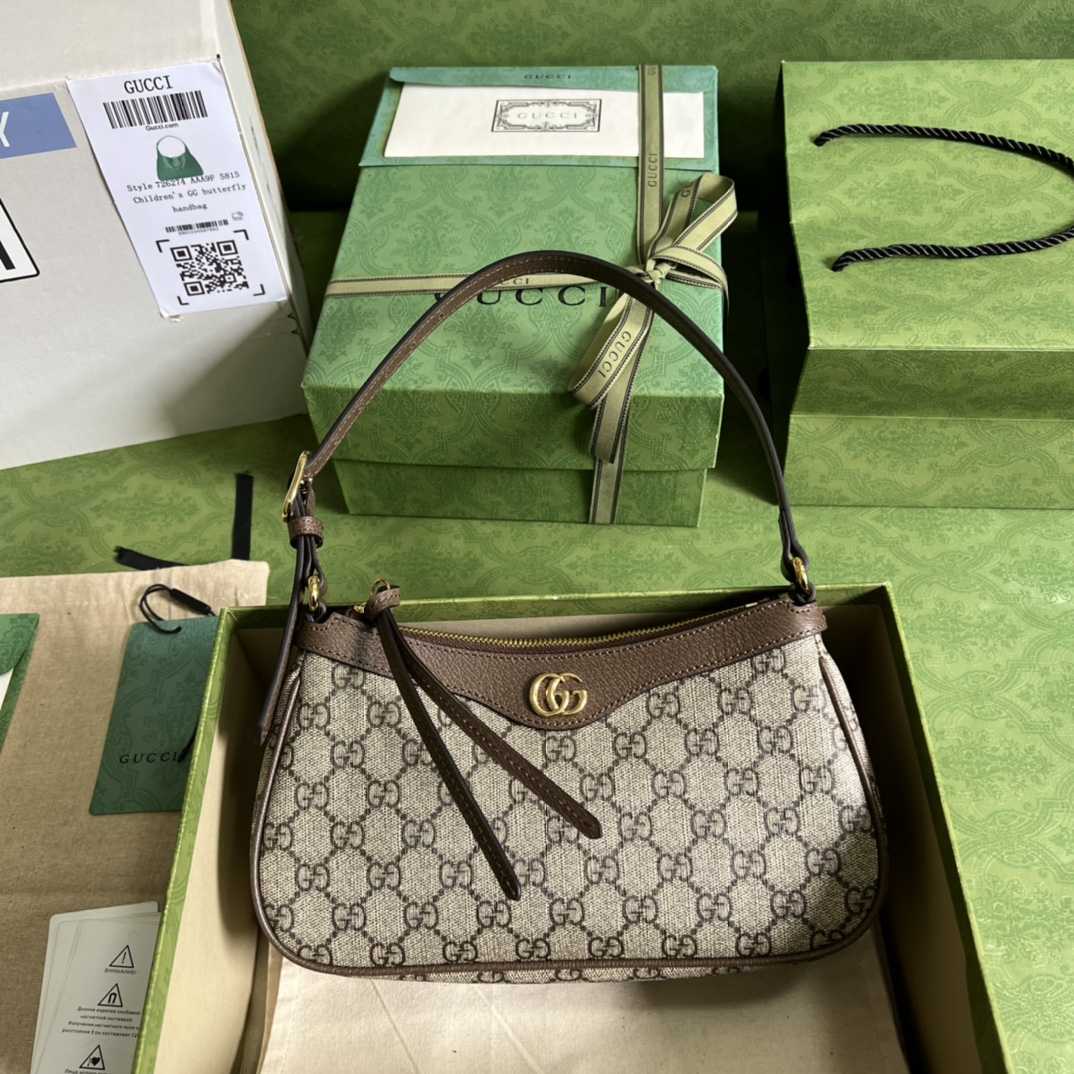 Gucci Ophidia GG Small Handbag(25*15*6.5cm) - everydesigner