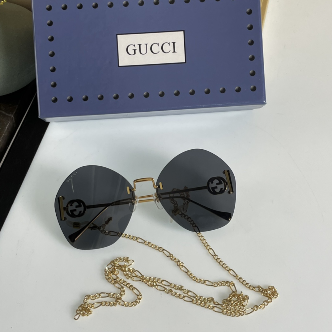 Gucci Geometric-Frame Sunglasses    GG1203S - everydesigner