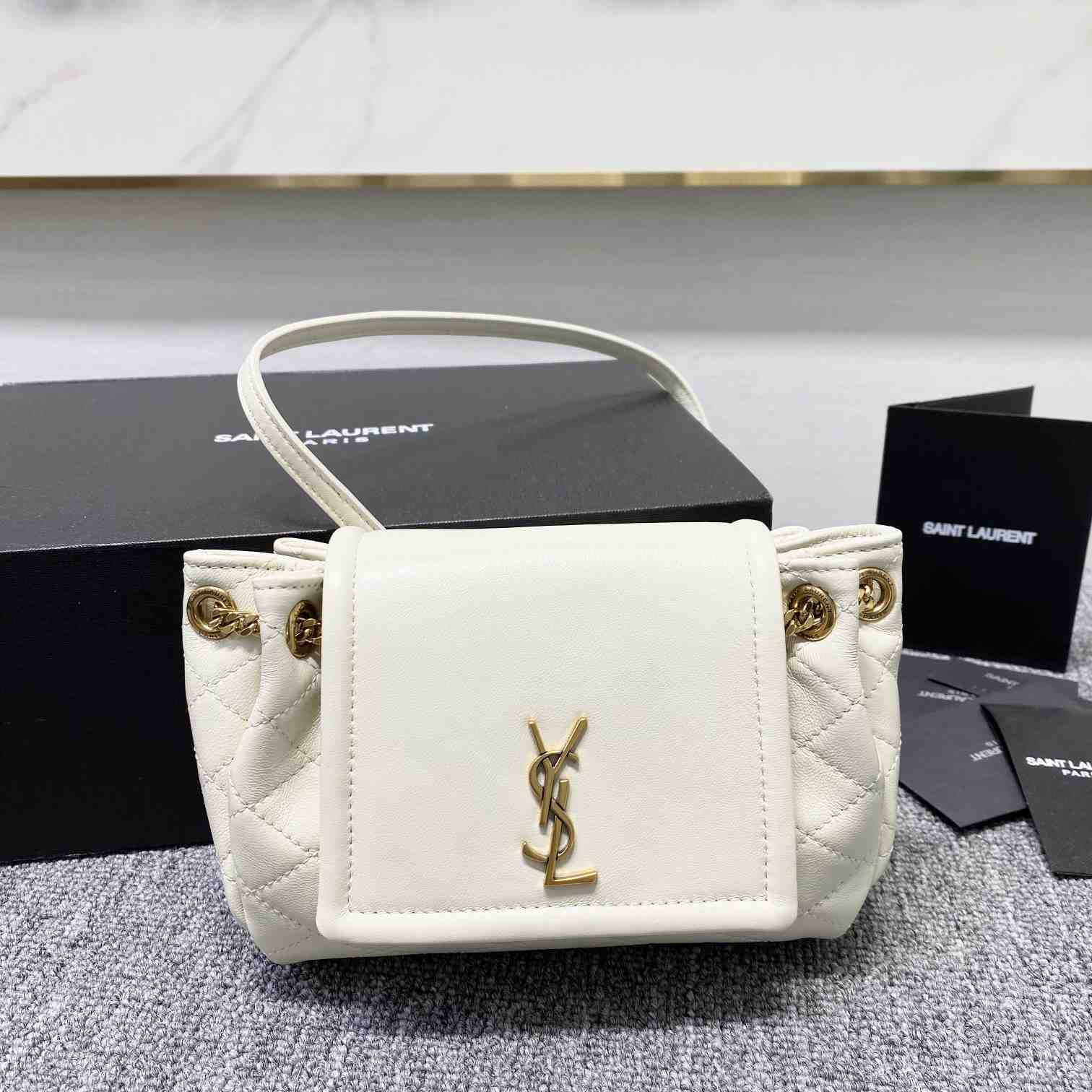 Saint Laurent Mini Nolita In Lambskin - everydesigner