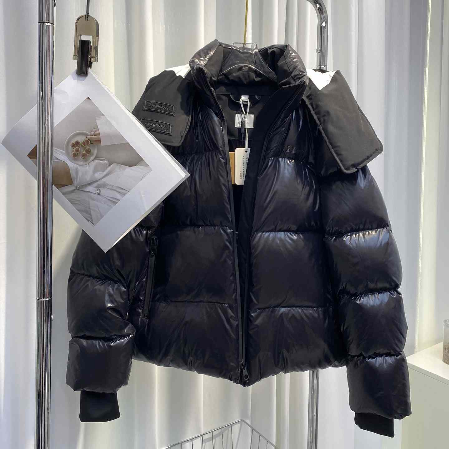 Burberry Detachable Hood Nylon Puffer Jacket - everydesigner