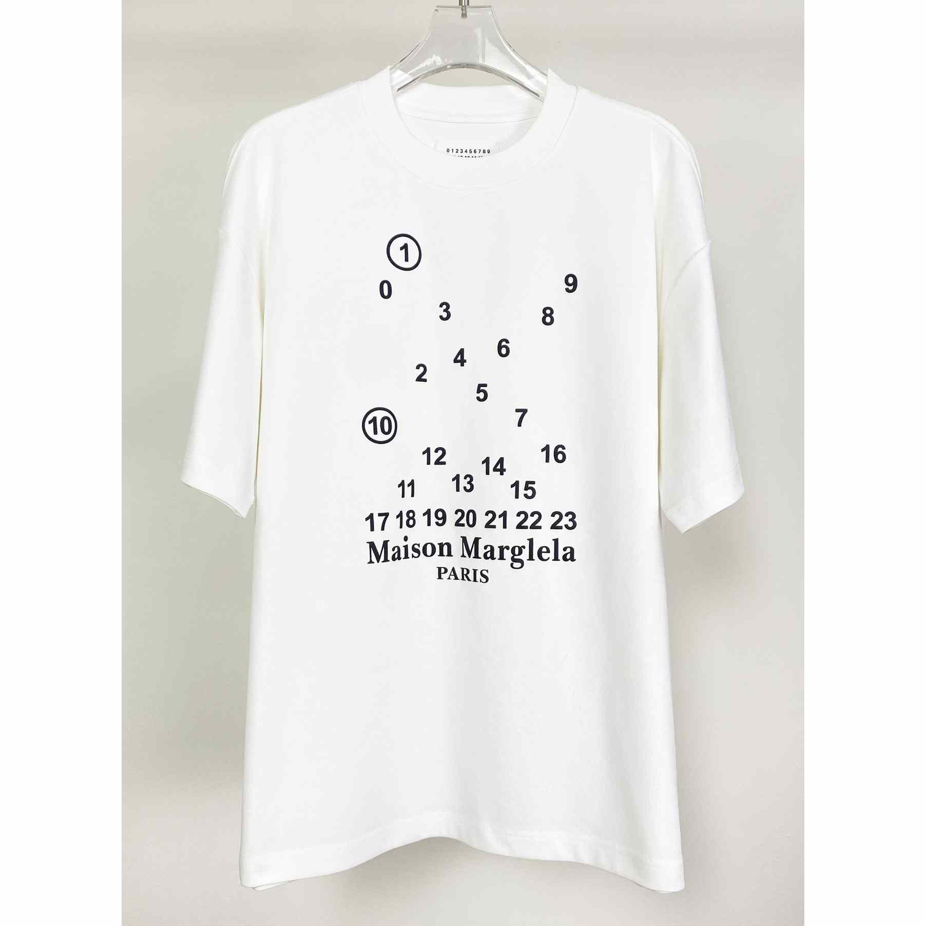 Maison Margiela Numbers Logo T-Shirt - everydesigner