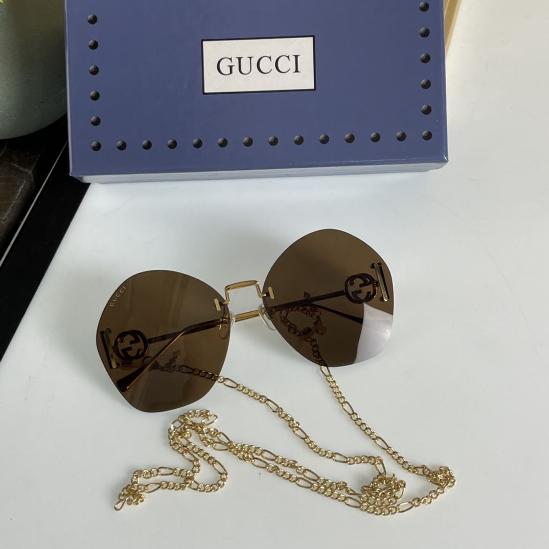 Gucci Geometric-Frame Sunglasses    GG1203S - everydesigner