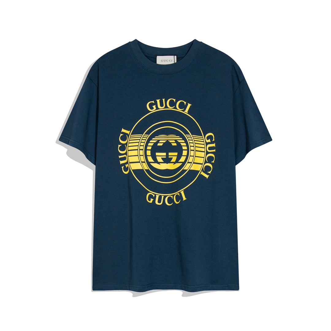 Gucci Record Printed T-Shirt - everydesigner