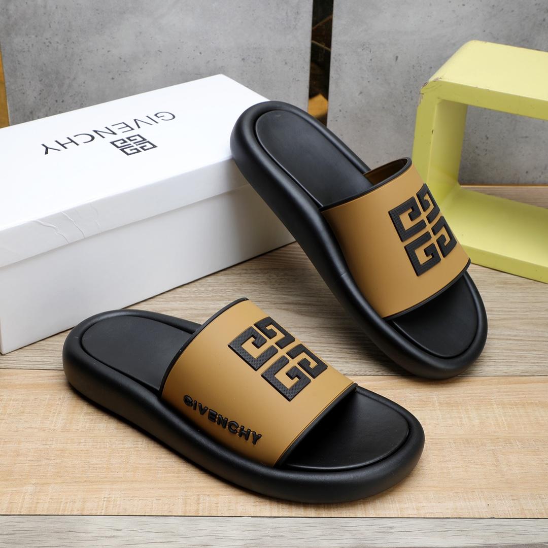 Givenchy 4G Logo Rubber Slides Sandals - everydesigner