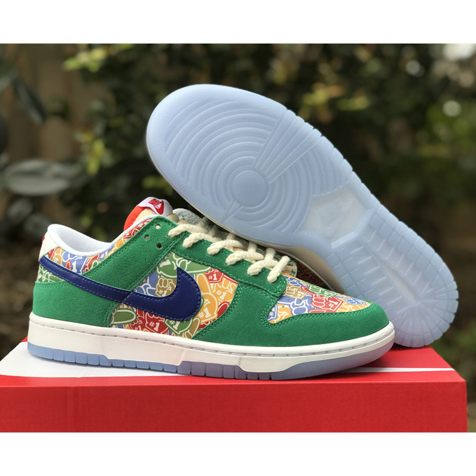 Nike Dunk Low “Foam Finger” Sneaker       DZ5184-300 - everydesigner