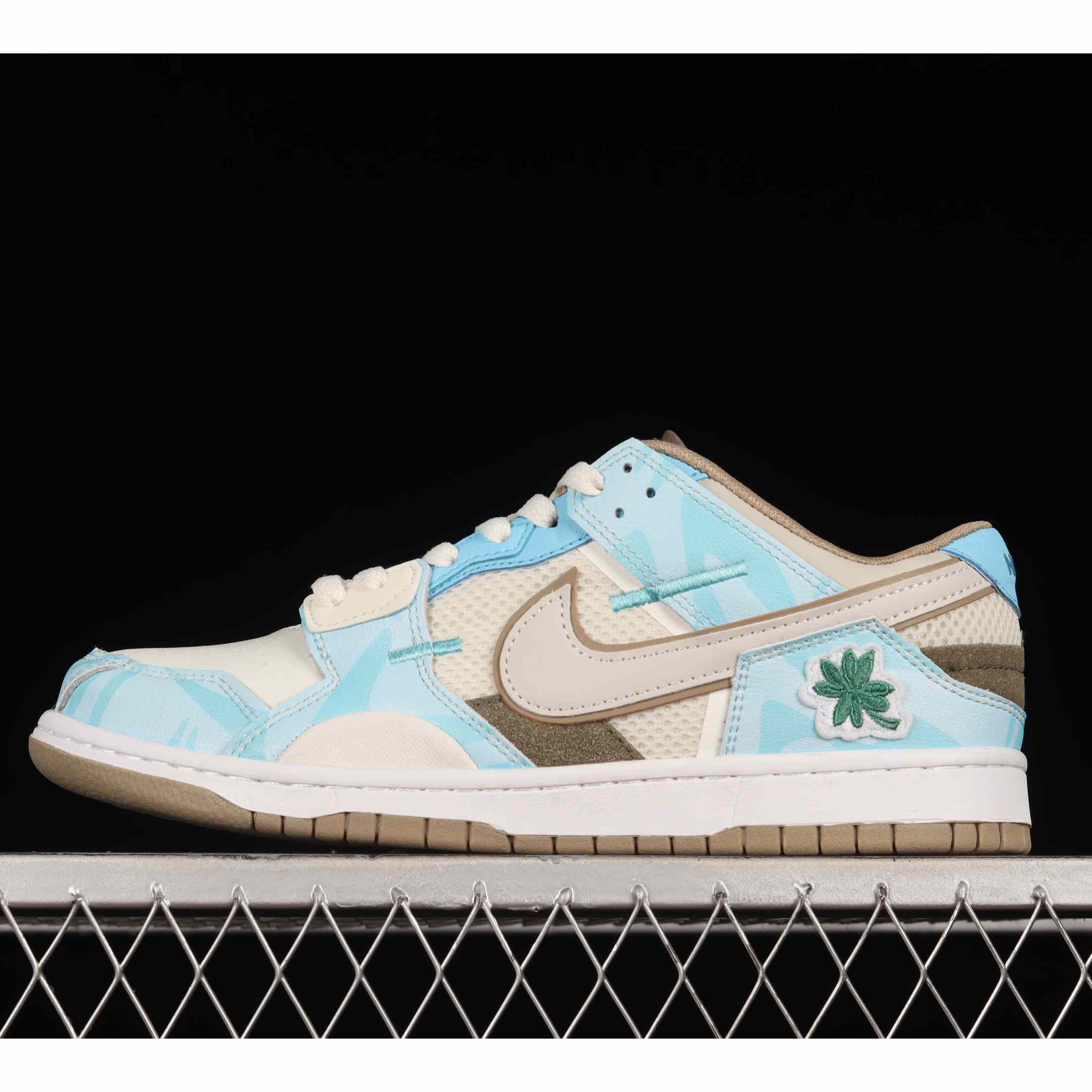 Nike Dunk Low Scrap Bone White Tiffany Green Sneaker      DH7450-102 - everydesigner