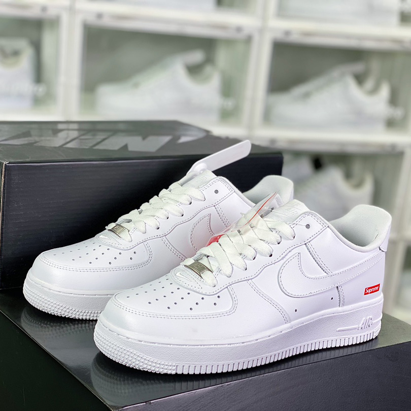 Supreme x Nike Air Force 1 Low'07"White" Sneaker    CU9225-100 - everydesigner