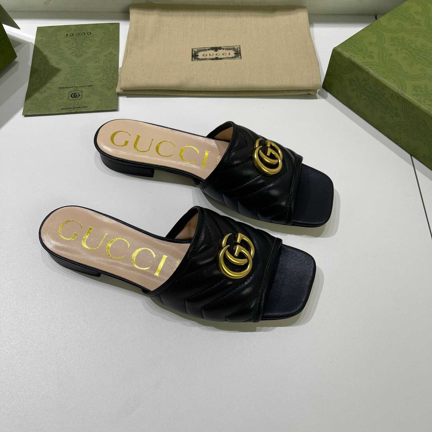 Gucci Women's Slide With Double G - everydesigner