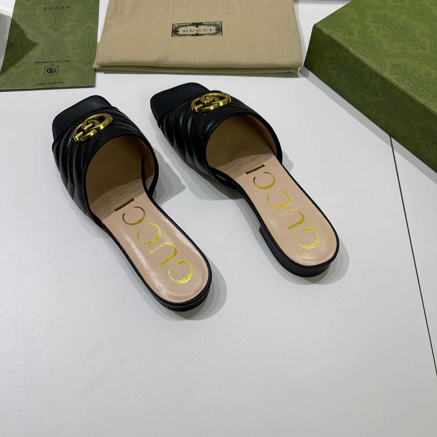 Gucci Women's Slide With Double G - everydesigner