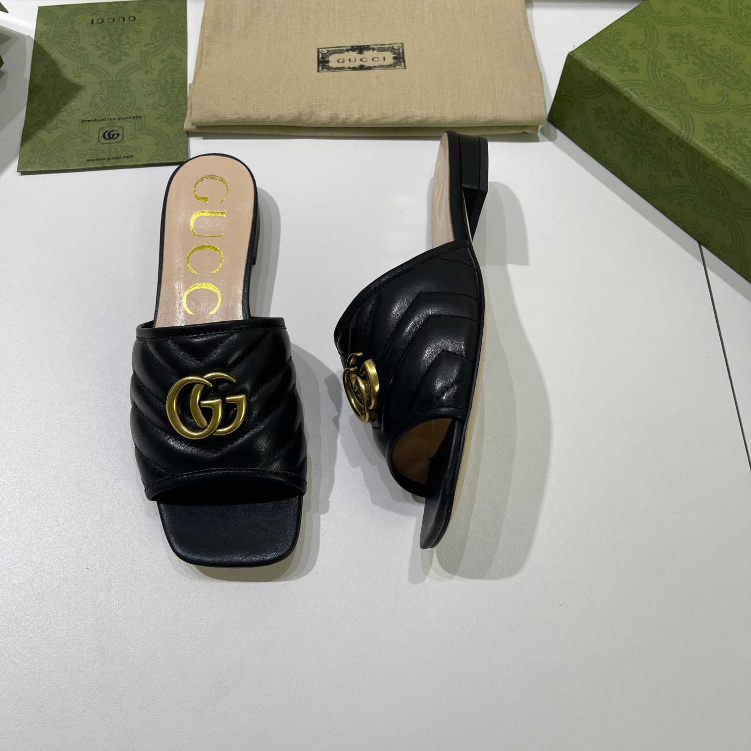 Gucci Women's Slide With Double G - everydesigner