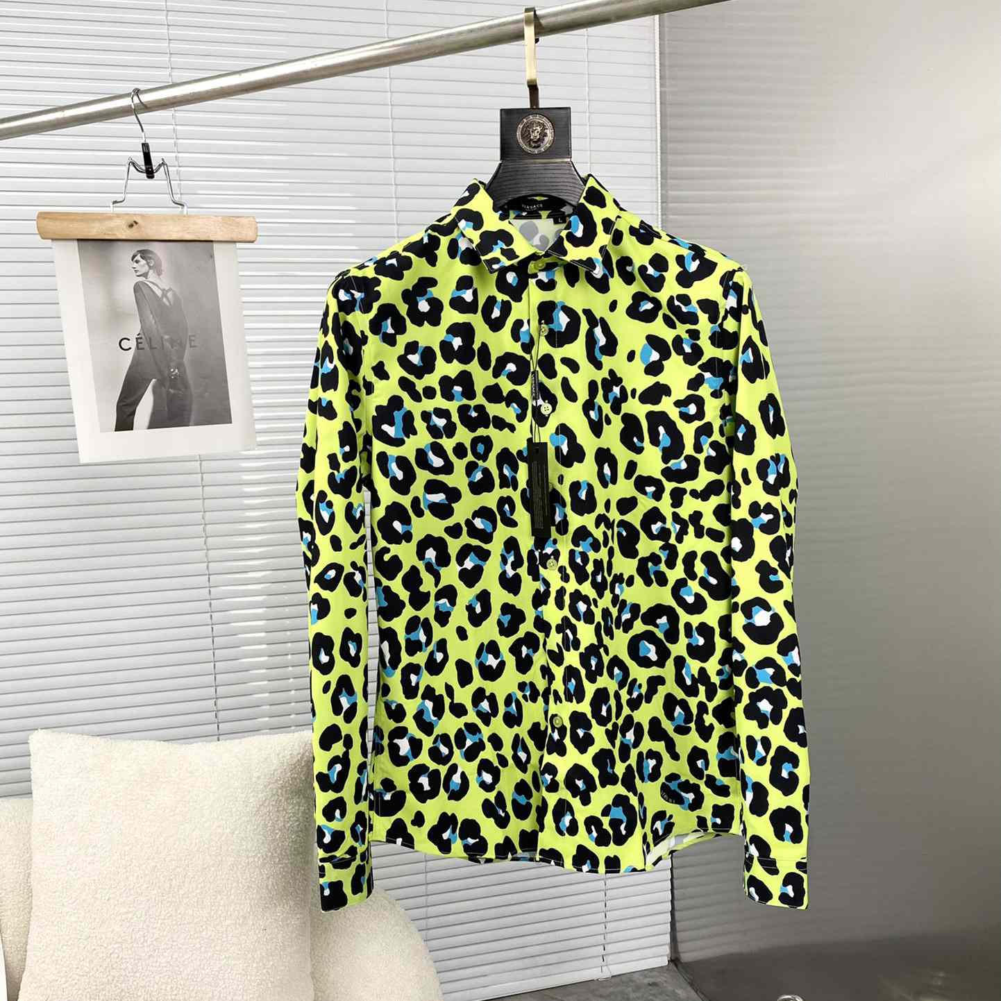 Versace Daisy Leopard Shirt - everydesigner