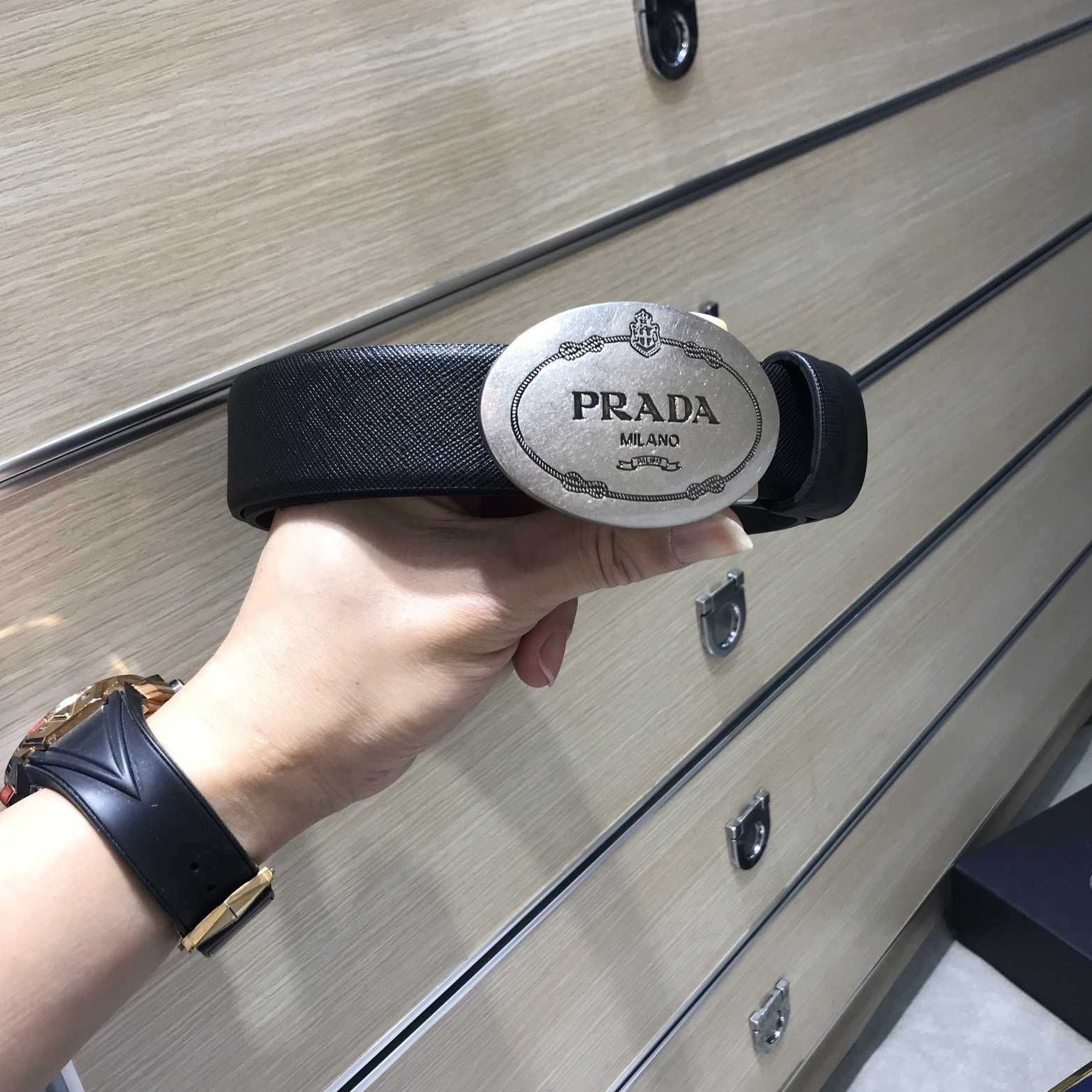 Prada Leather Belt - everydesigner