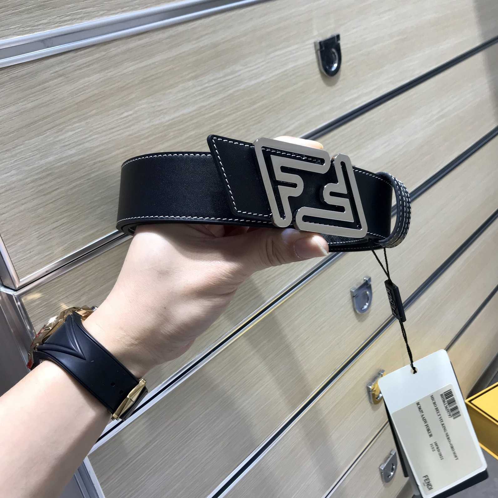 Fendi Black Leather Belt - everydesigner