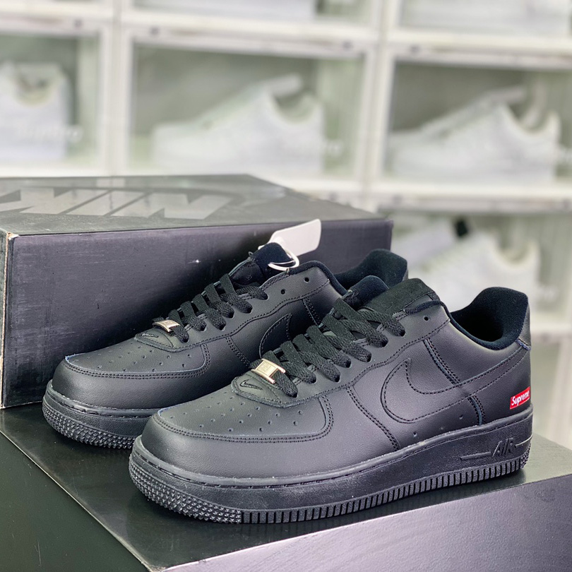 Supreme x Nike Air Force 1 Low 2020"Black"Sneaker    CU9225-001 - everydesigner