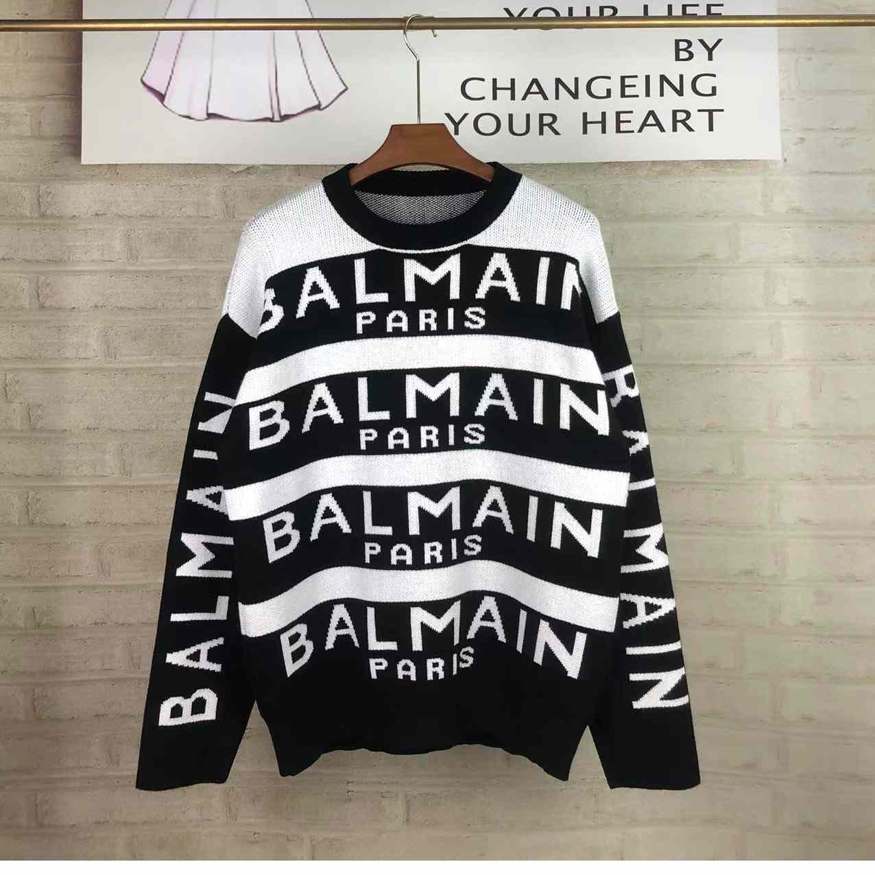 Balmain Wool-blend Crew-neck Sweater - everydesigner