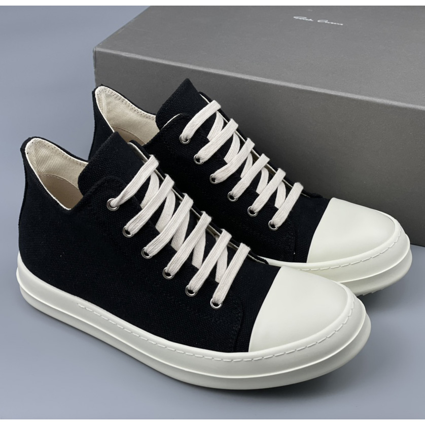 Rick Owens Drkshdw Low Top Ramones Sneakers - everydesigner