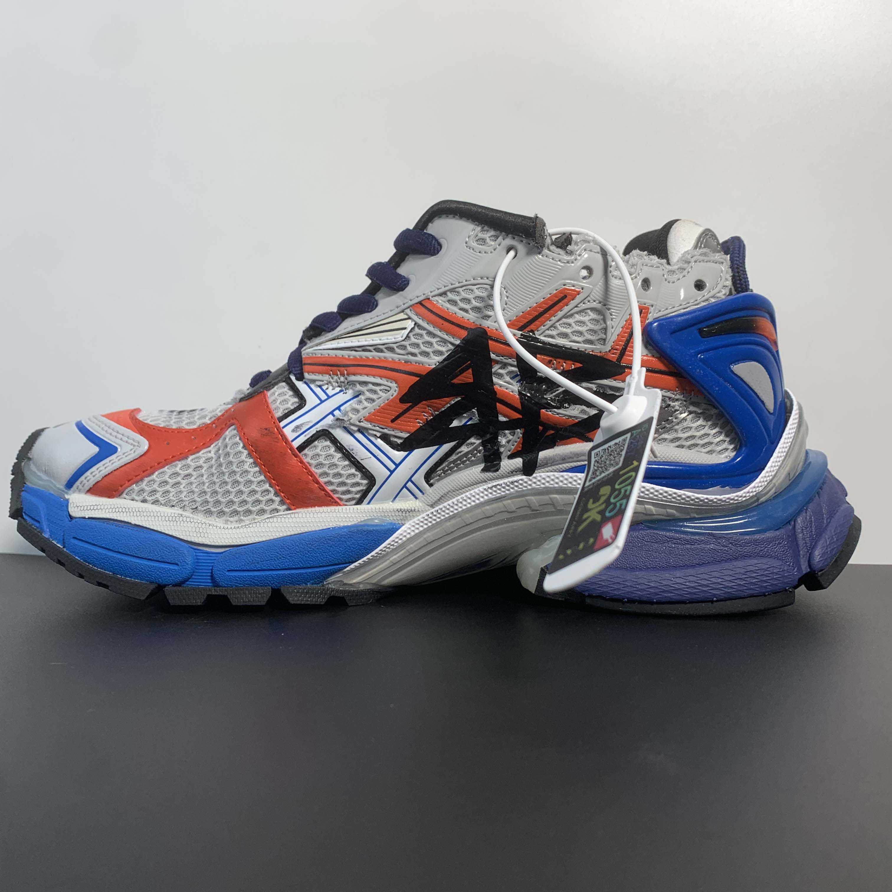 Balenciaga Runner Graffiti Sneaker In Blue - everydesigner