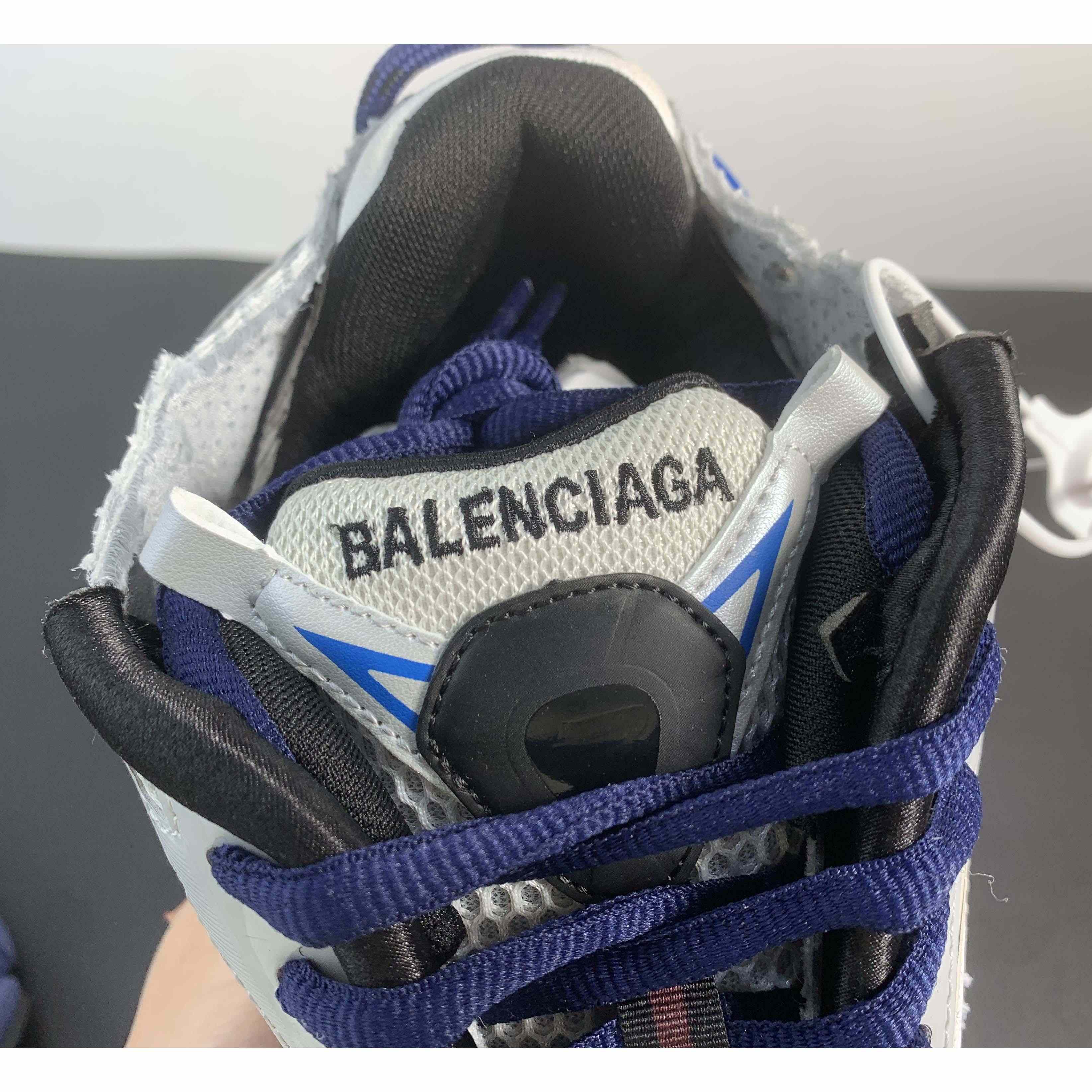 Balenciaga Runner Graffiti Sneaker In Blue - everydesigner