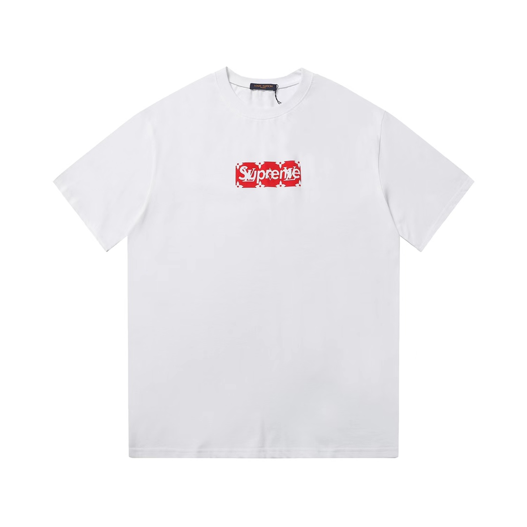 Supreme x Louis Vuitton Box Logo T-Shirt - everydesigner