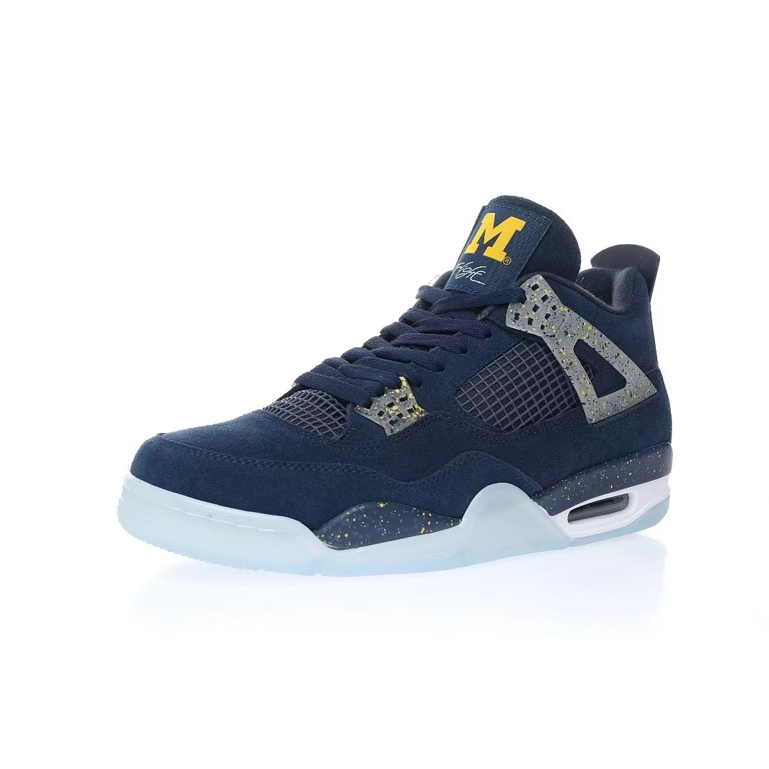 Nike Air Jordan 4 Retro PEUniversity of Michigan Sneaker      Ct8532-148 - everydesigner