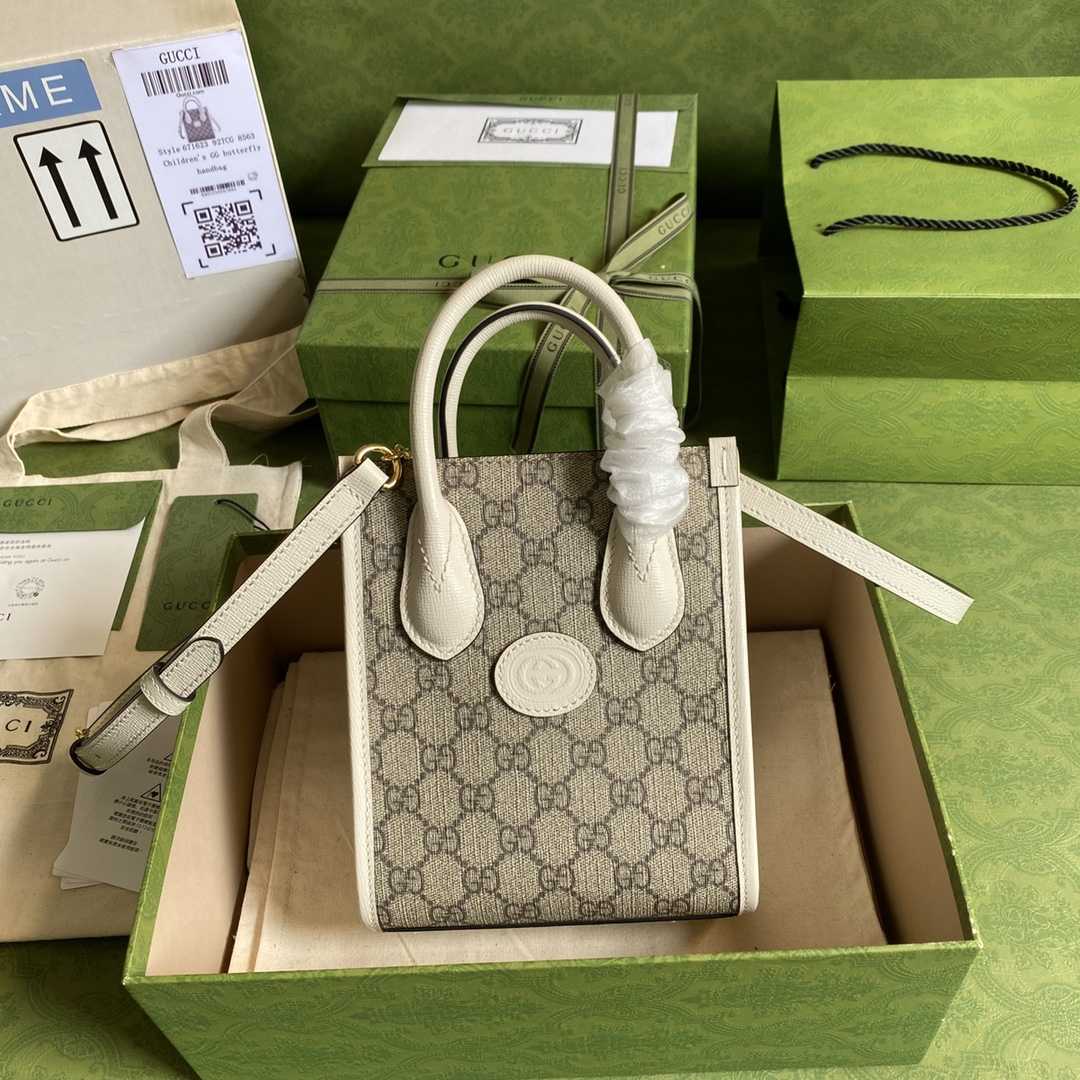 Gucci Mini Tote Bag With Interlocking G(16*20*7cm) - everydesigner