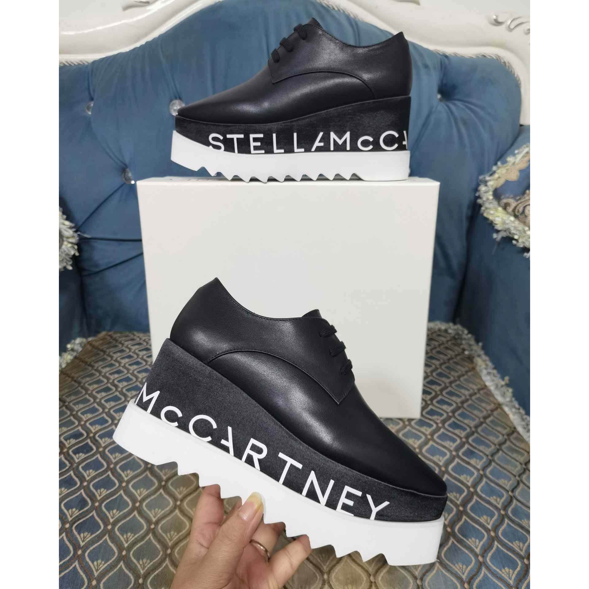 Stella Mccartney Elyse Logo Platform Shoes - everydesigner
