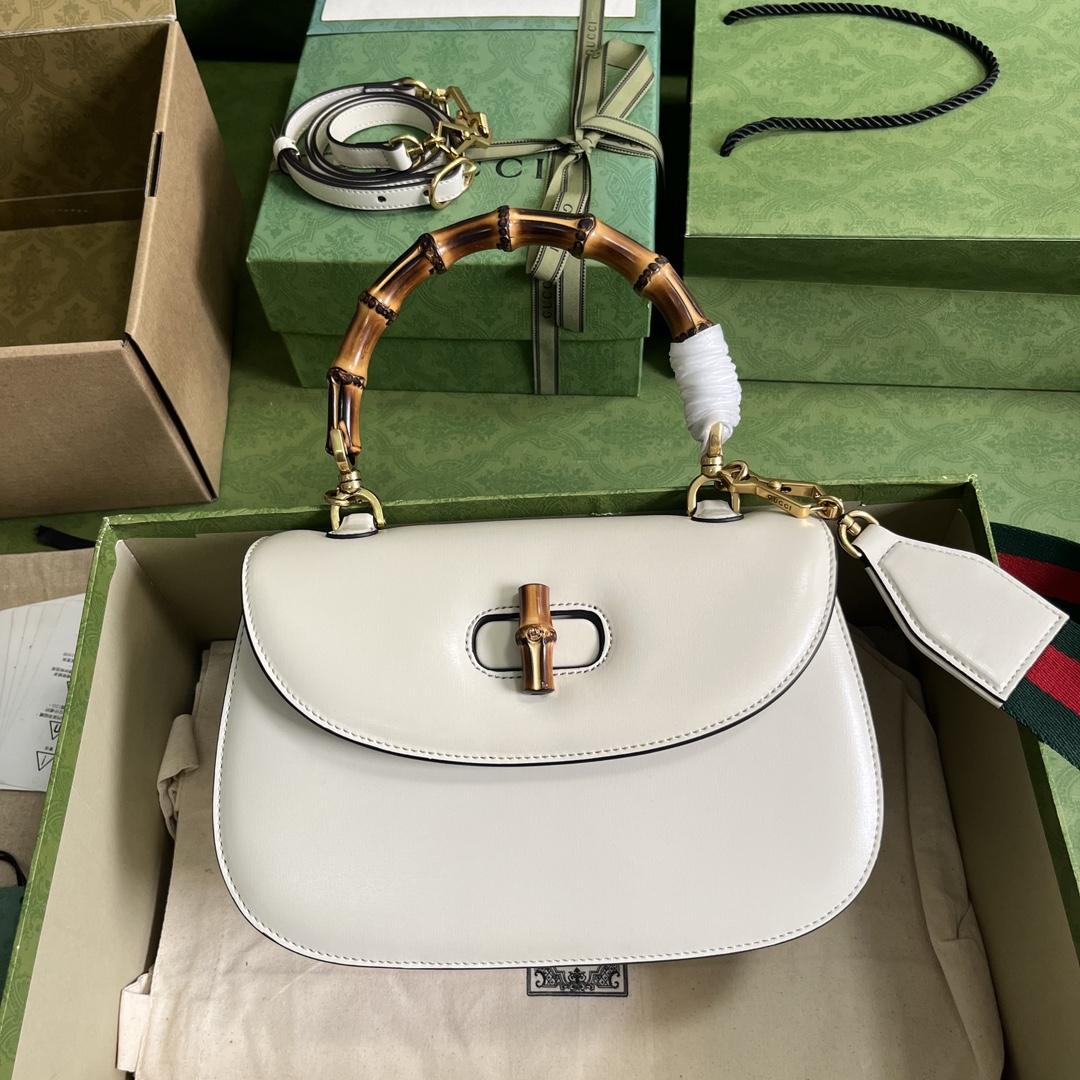 Gucci Bamboo 1947 Medium Bag(26-17-9cm) - everydesigner