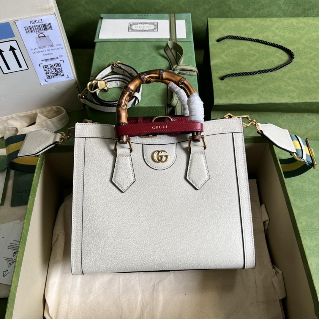 Gucci Diana Small Tote Bag(27-24-11cm) - everydesigner