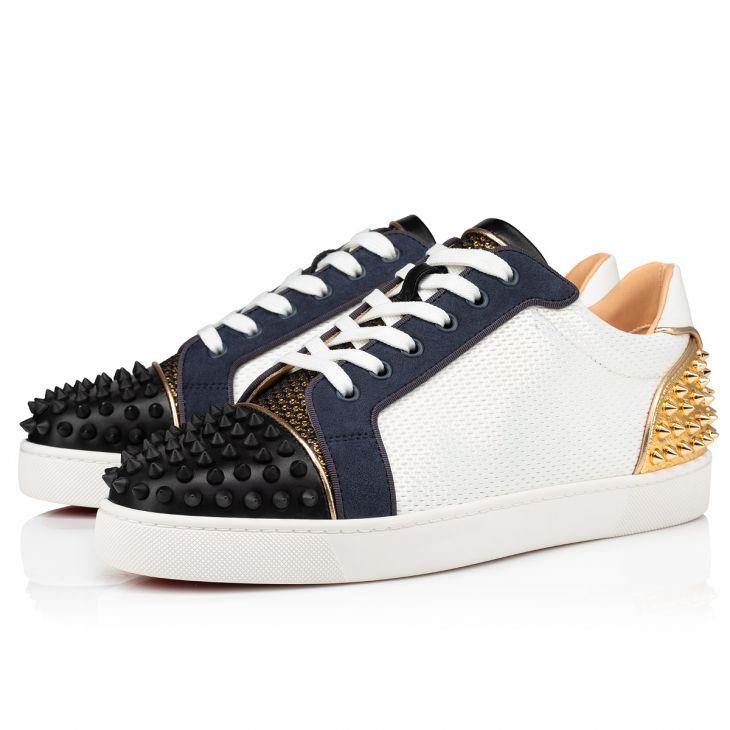 Christian Louboutin Seavaste 2 Low-Top Sneakers - King fabric And Spikes - Multicolor - everydesigner