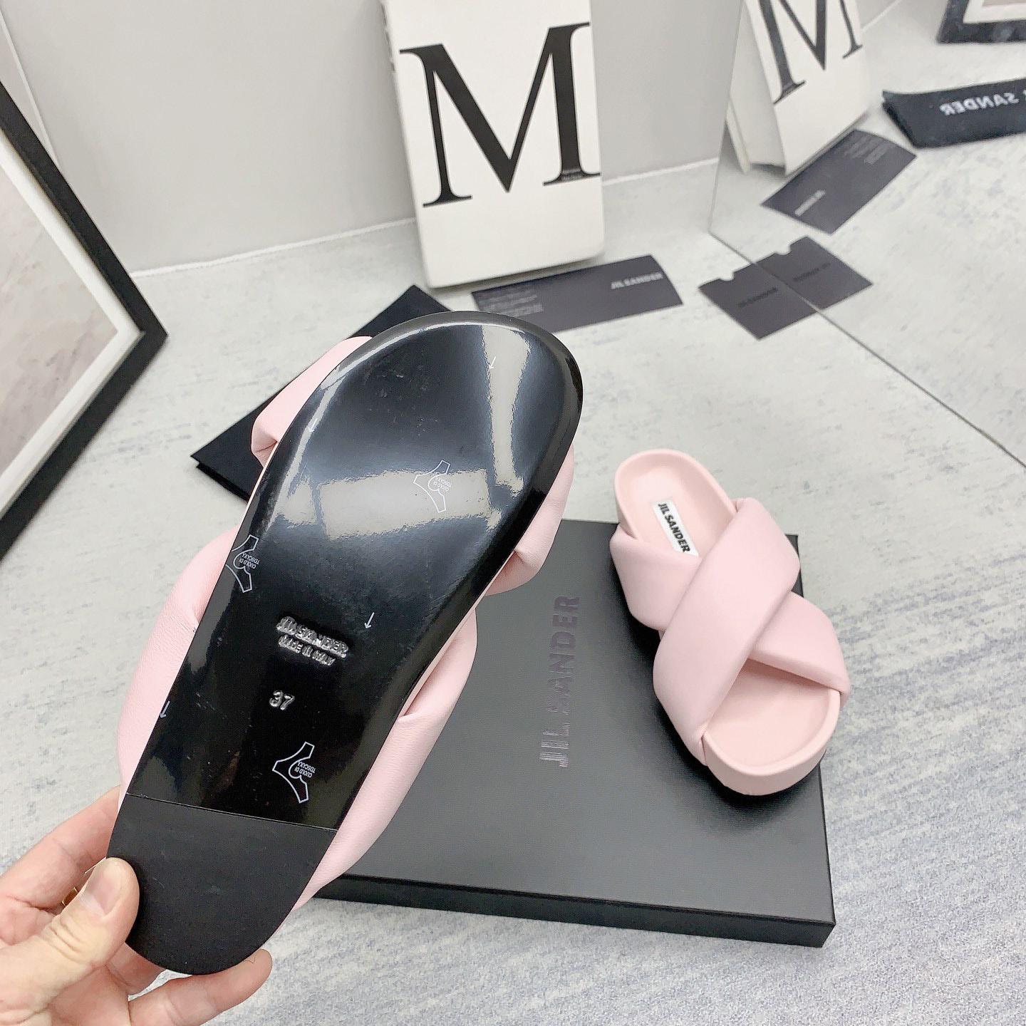 JIl Sander Padded Slides - everydesigner