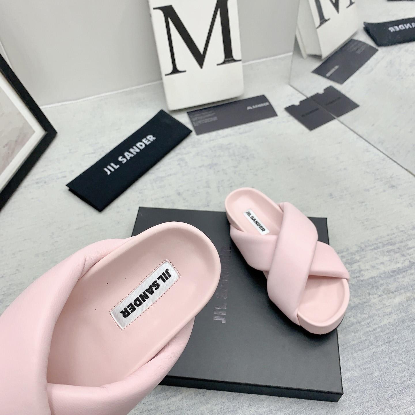 JIl Sander Padded Slides - everydesigner