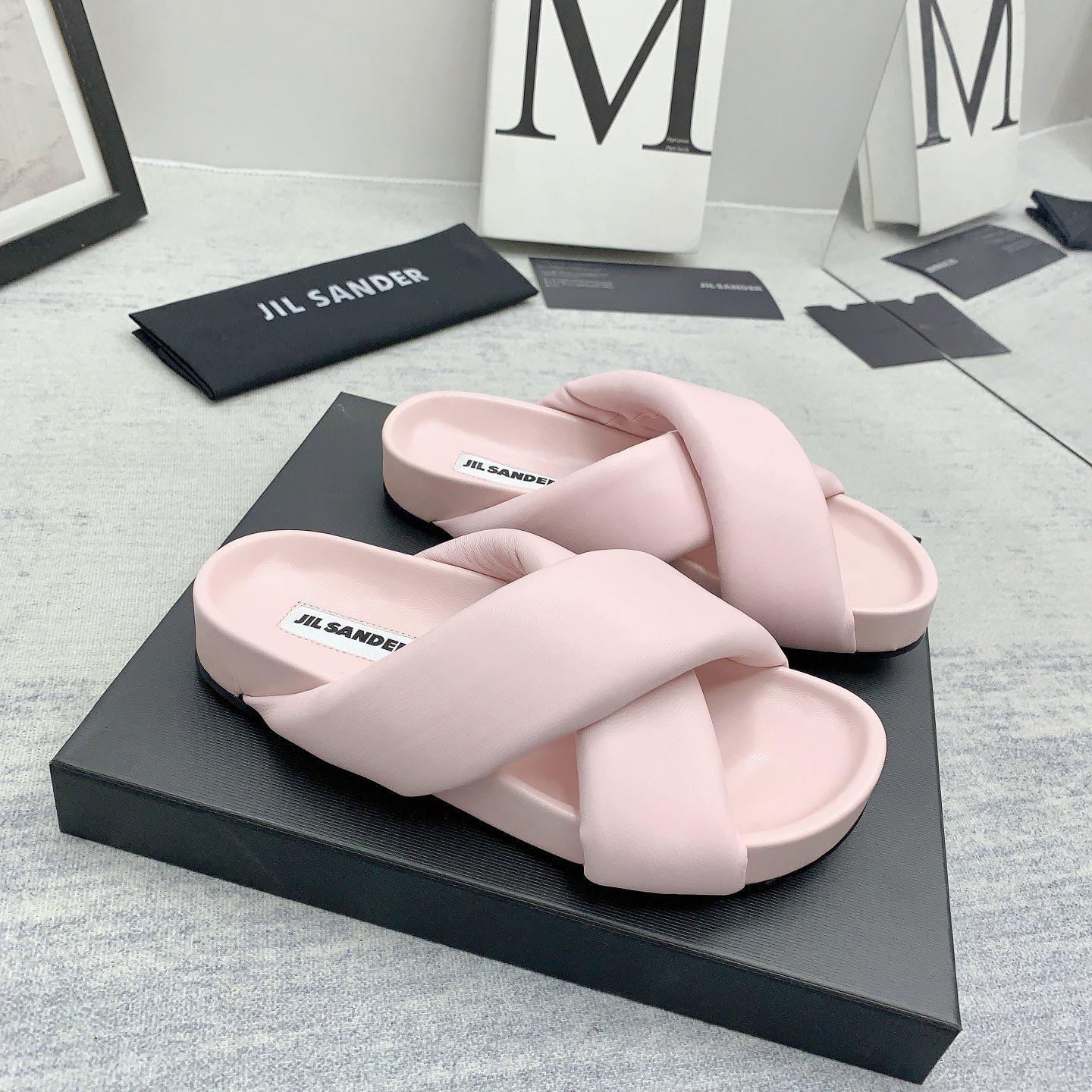 JIl Sander Padded Slides - everydesigner