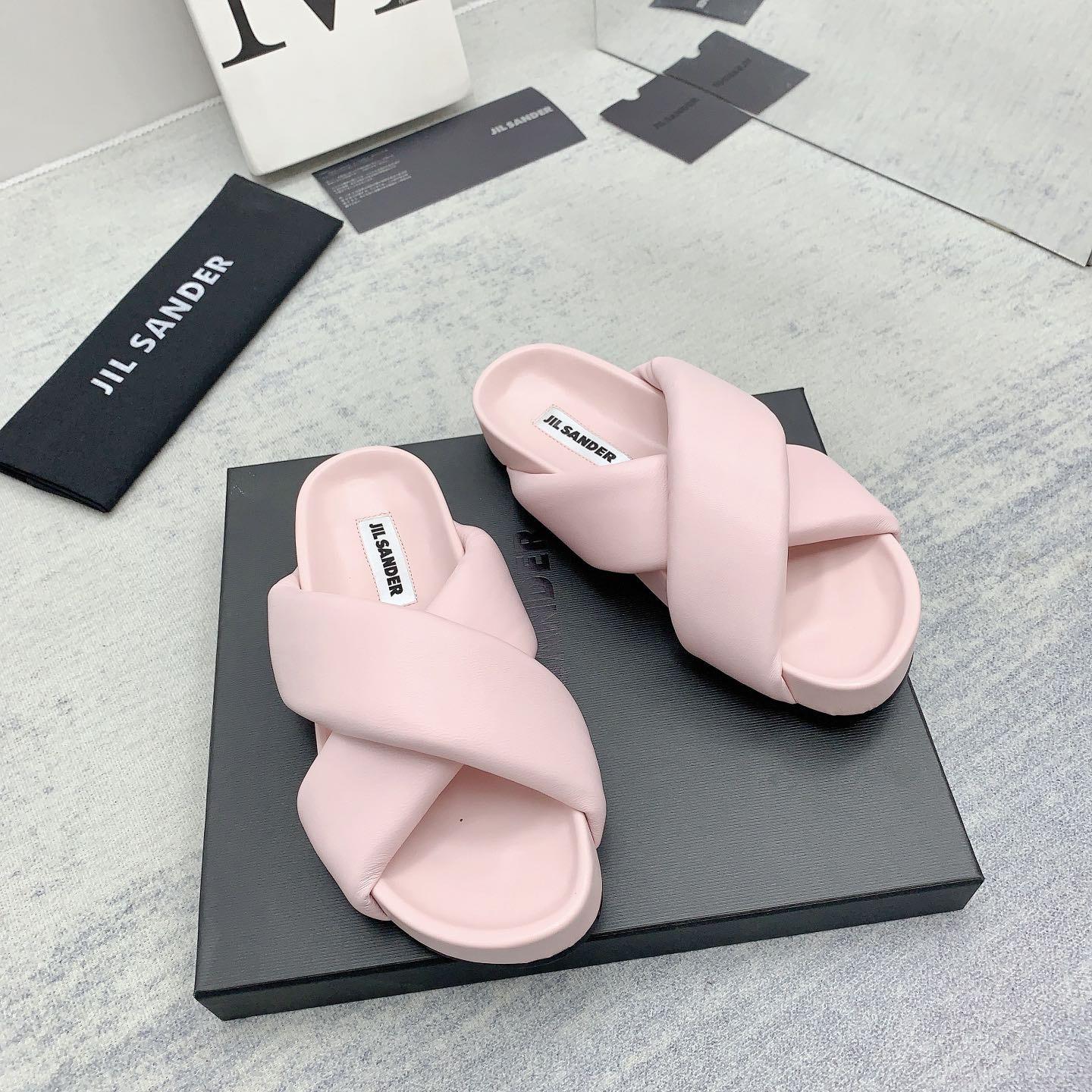 JIl Sander Padded Slides - everydesigner