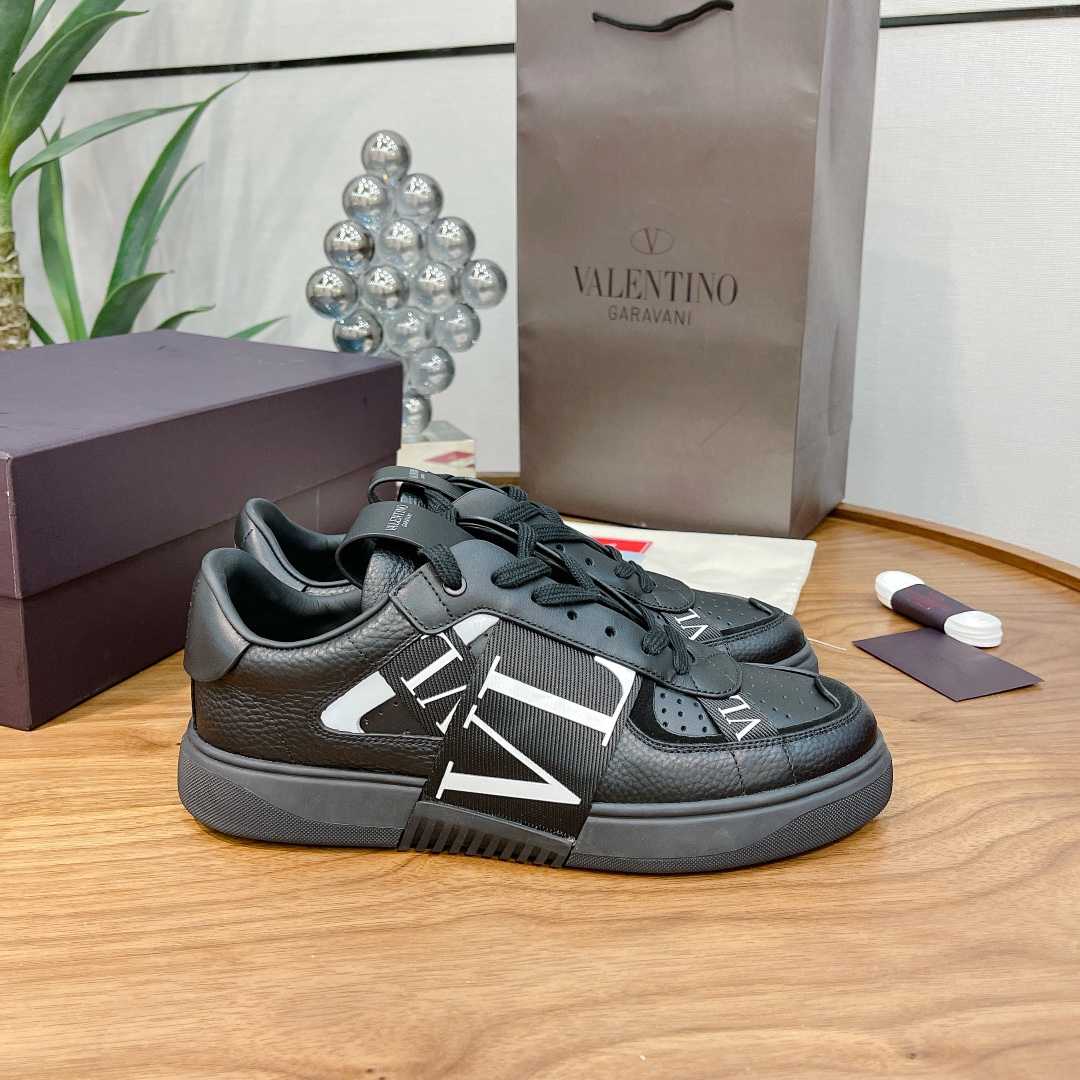 Valenti Low-top Calfskin VL7N Sneaker With Bands - everydesigner