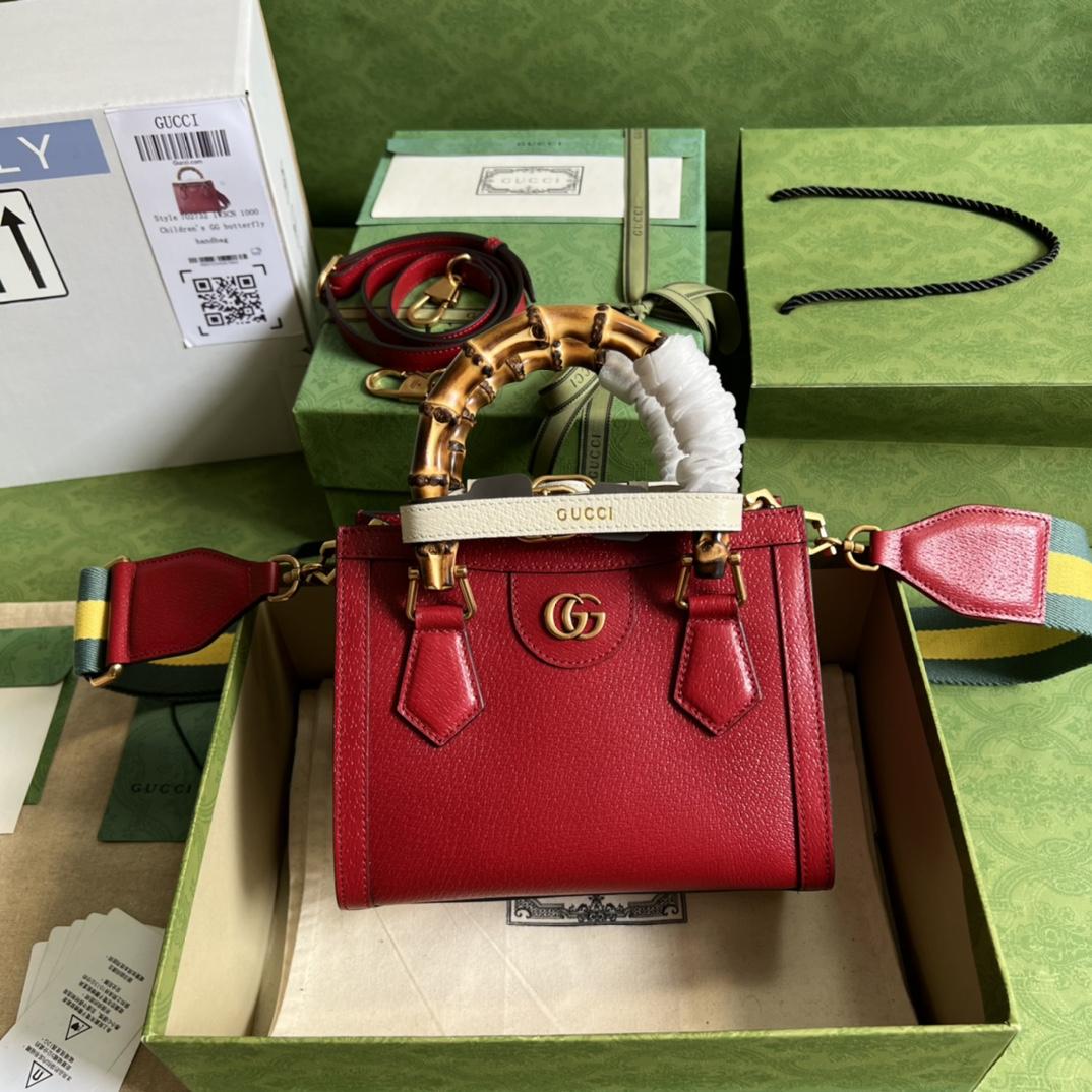 Gucci Diana Mini Tote Bag(20*16*10cm) - everydesigner