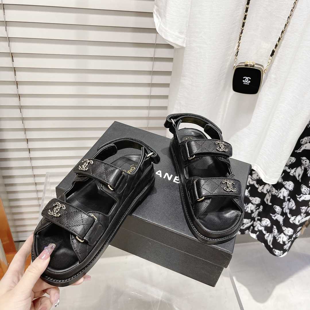 Chanel Sandals In Black - everydesigner