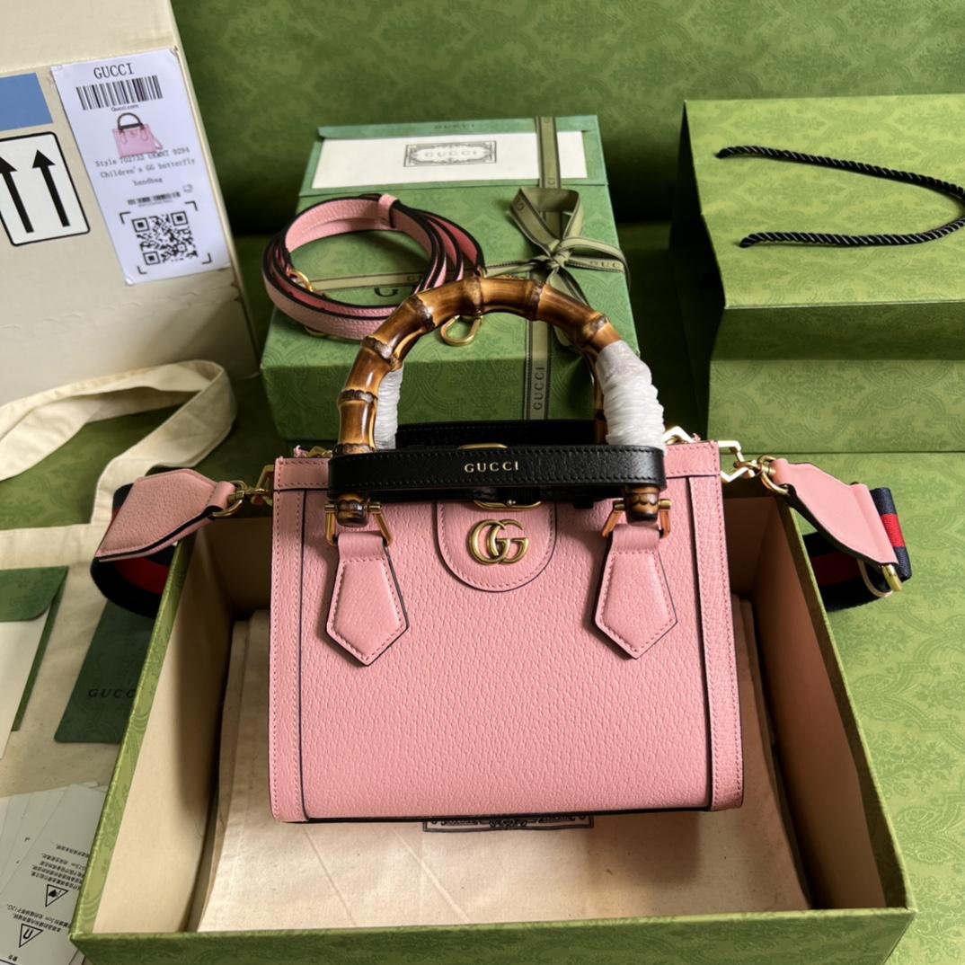 Gucci Diana Mini Tote Bag(20*16*10cm) - everydesigner