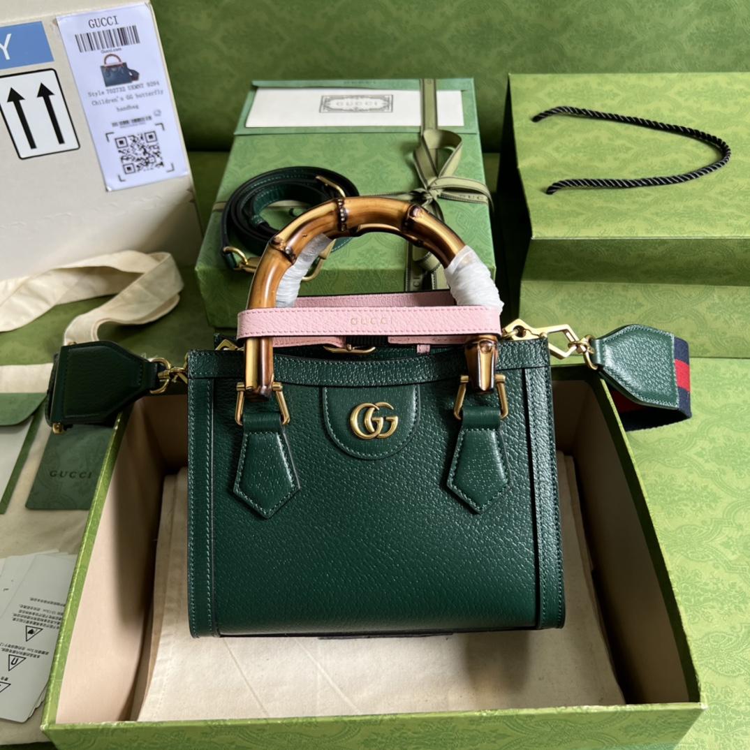 Gucci Diana Mini Tote Bag(20*16*10cm) - everydesigner
