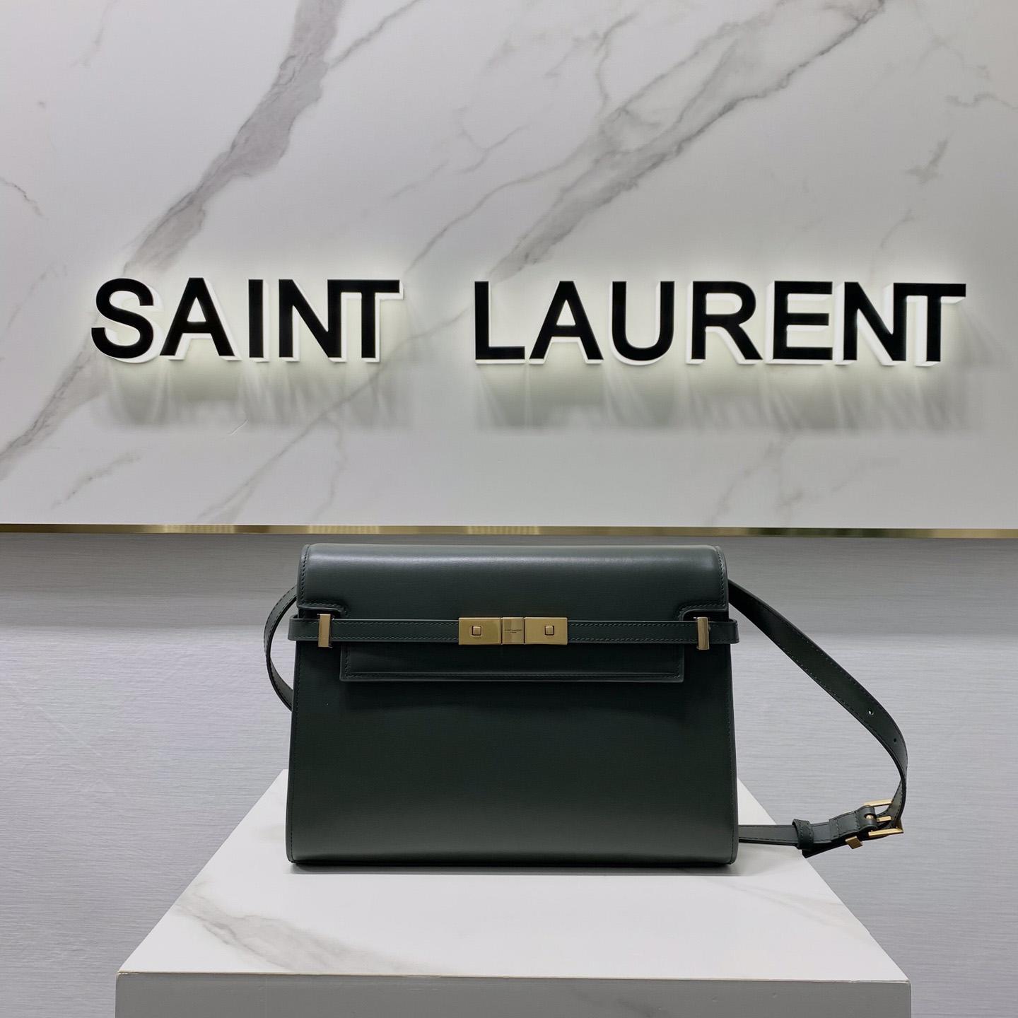 Saint Laurent Manhattan Shoulder Bag In Box Saint Laurent Leather - everydesigner