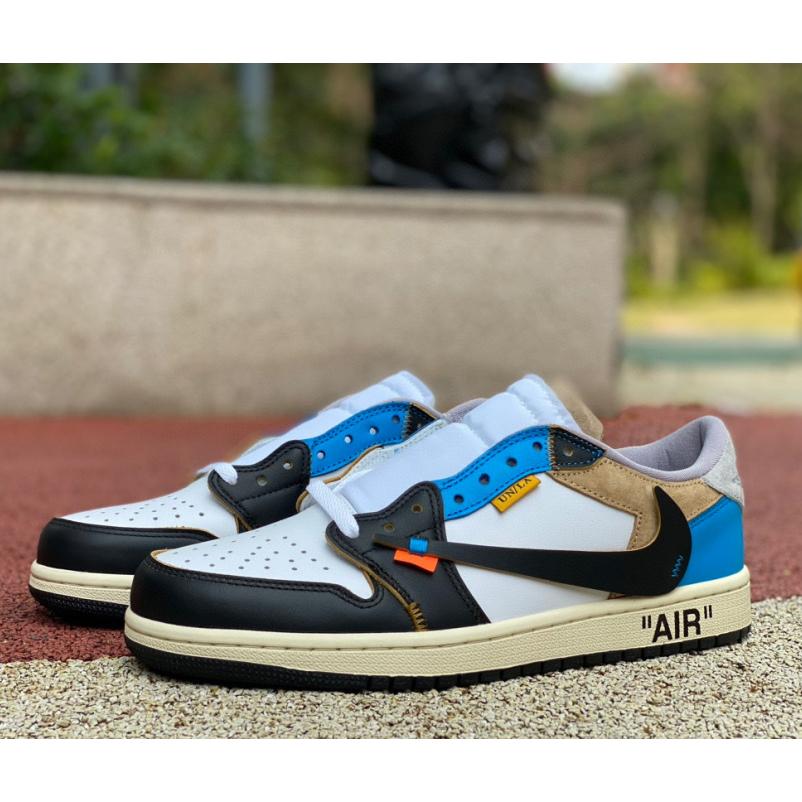  Air Jordan 1 x Off-white Low Sneaker    CZ0790-108 - everydesigner