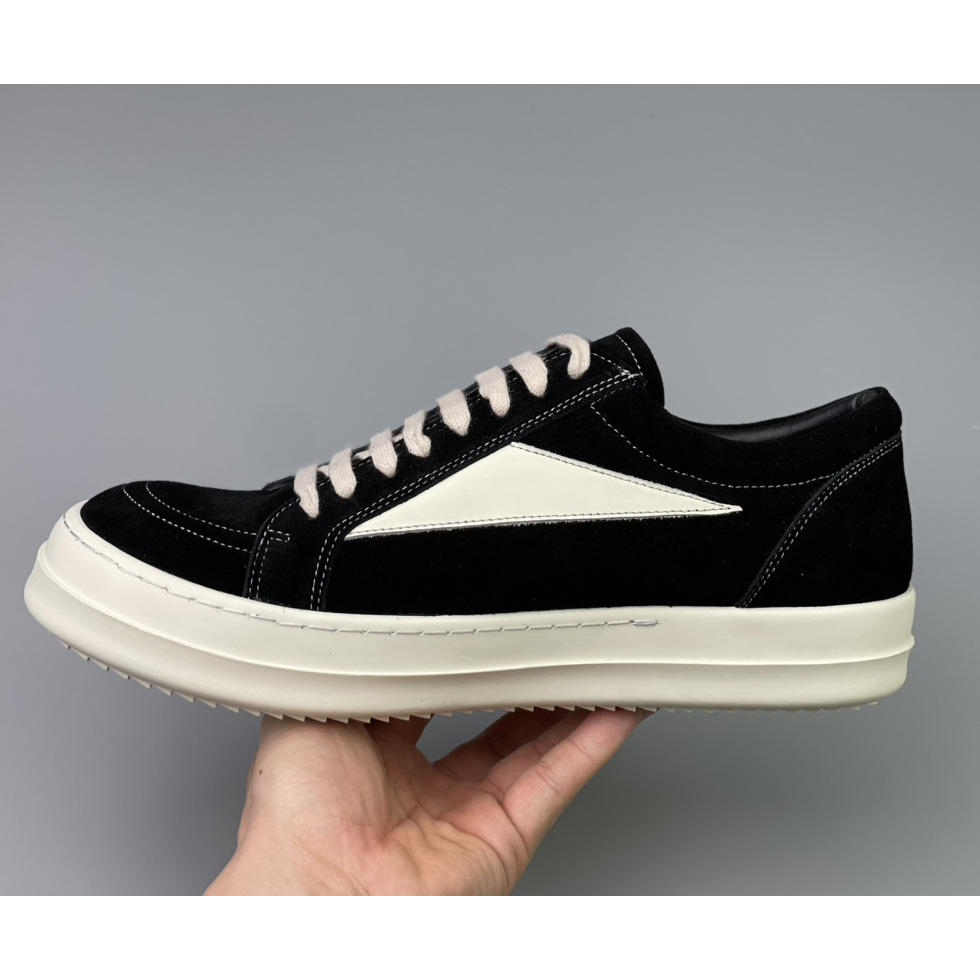 Rick Owens Vintage Suede Low-Top Sneakers - everydesigner