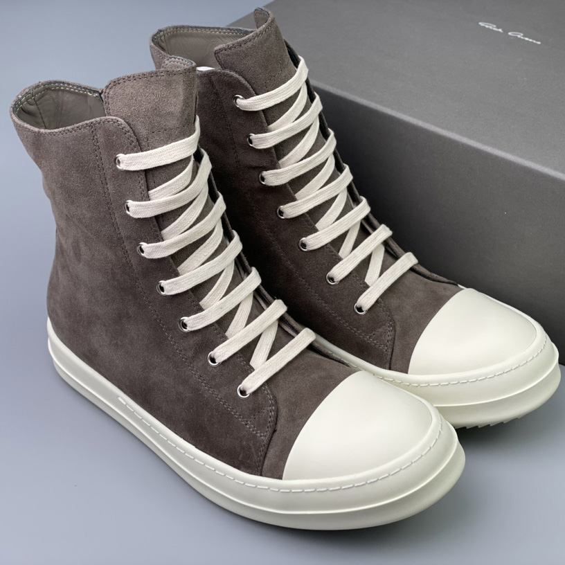 Rick Owens Strobe High-Top Sneakers - everydesigner